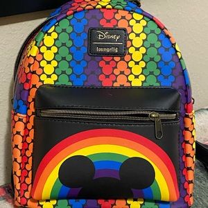 Disney Loungefly Rainbow Mickey ears backpack